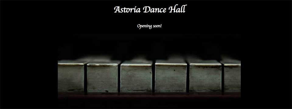 page d'attent du site astoriadancehall.com